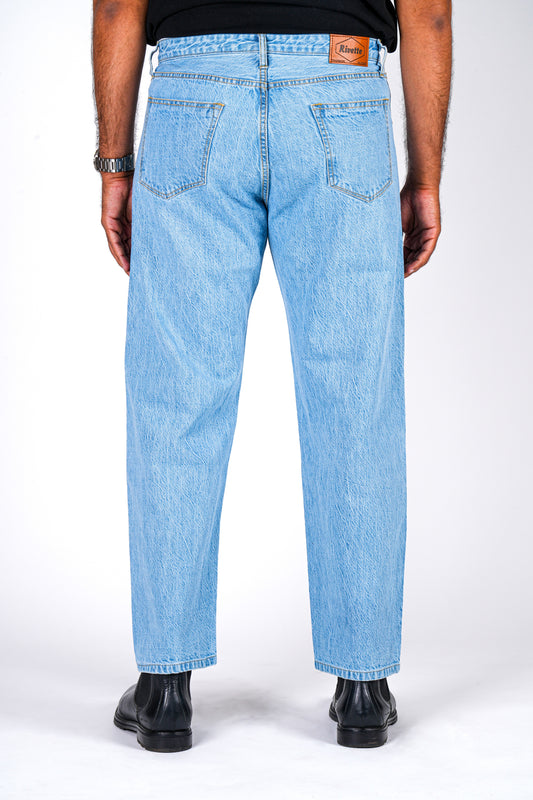 11.5 oz Vintage Blue Selvedge Jeans (100% Cotton)