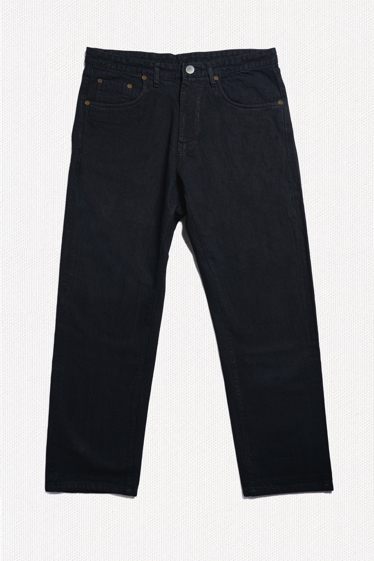 12 oz Obsidian Black Selvedge Jeans (100% Cotton)
