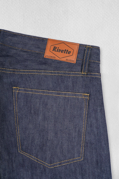 11.5 oz Raw Indigo Selvedge Jeans (100% Cotton)