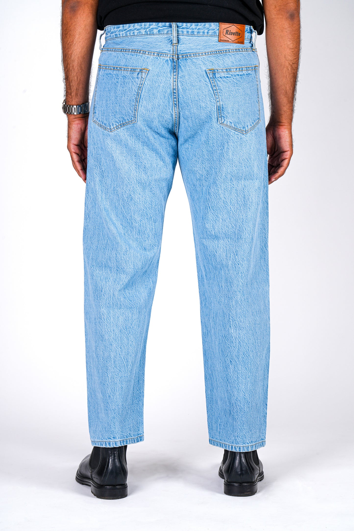 11.5 oz Vintage Blue Selvedge Jeans (100% Cotton)