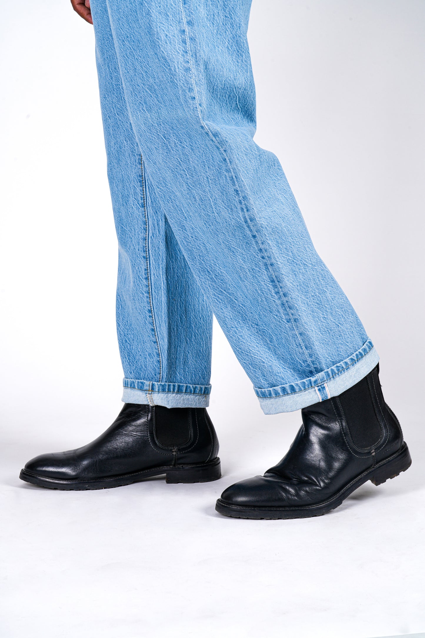 11.5 oz Vintage Blue Selvedge Jeans (100% Cotton)